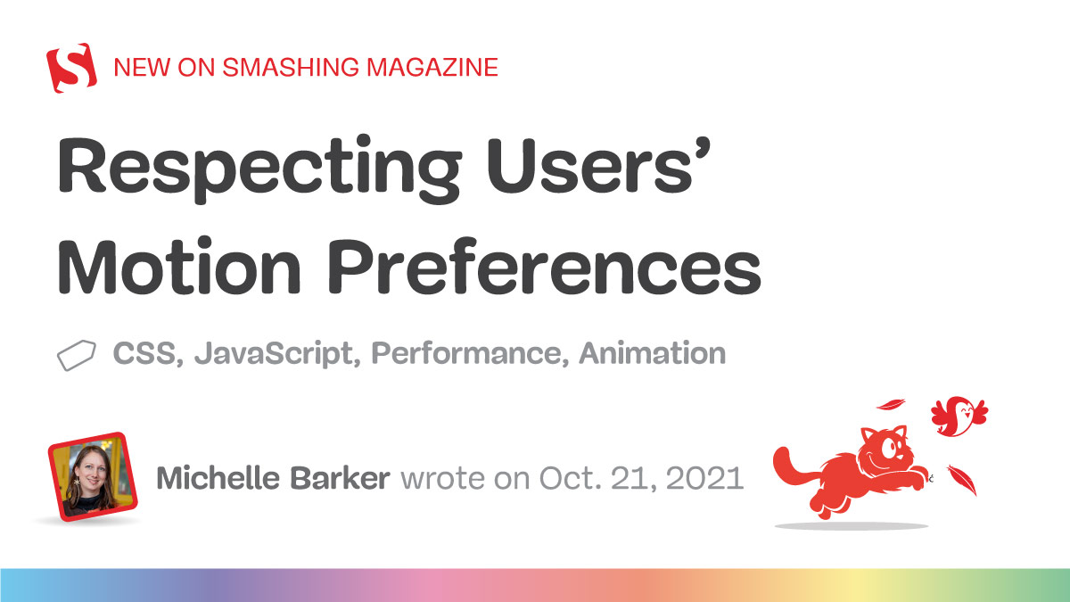 Respecting Users’ Motion Preferences