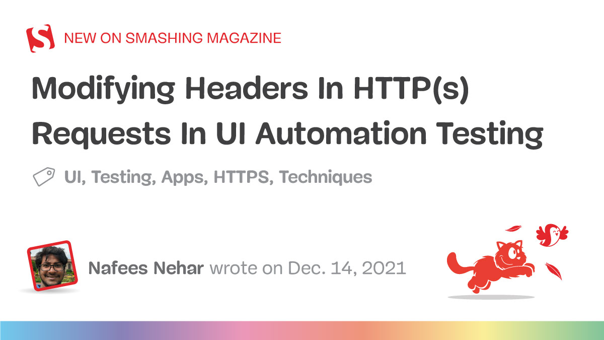 Modifying Headers In HTTP(s) Requests In UI Automation Testing