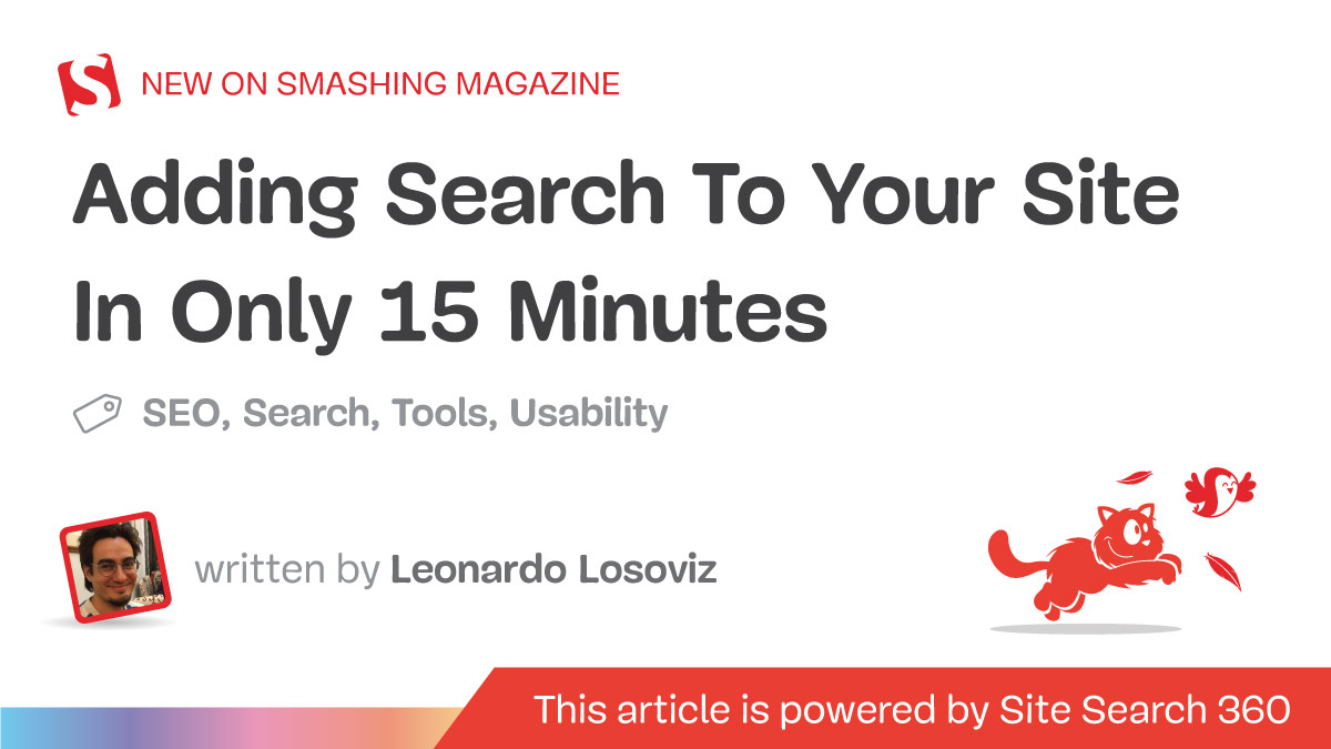 Adding Search To Your Site In 15 Minutes
