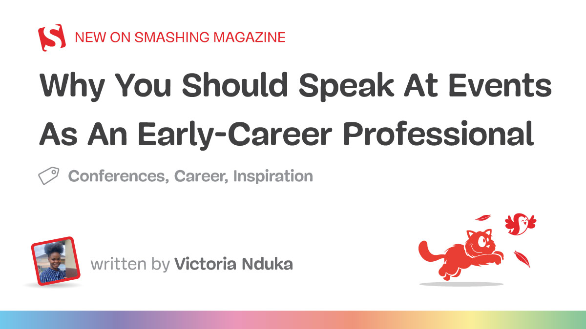 Why You Should Speak At Events As An Early-Career Professional