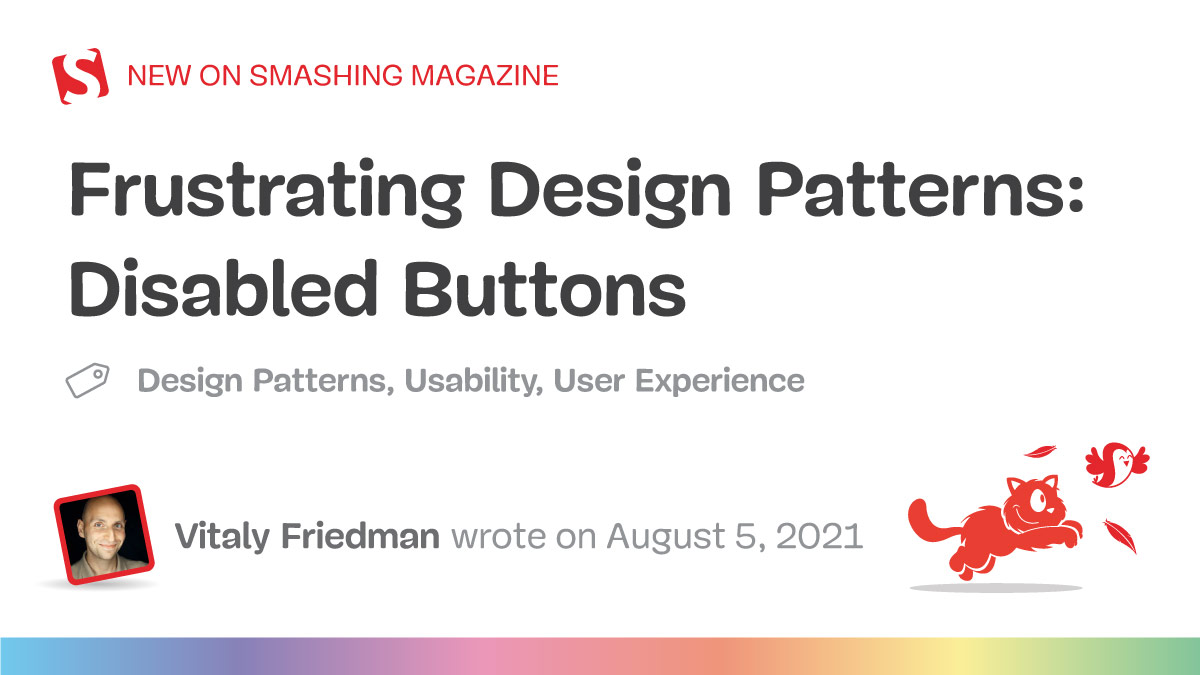 Frustrating Design Patterns: Disabled Buttons