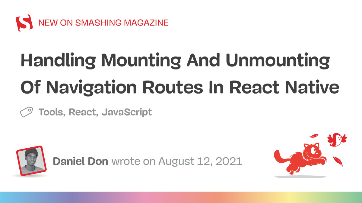 Handling Mounting And Unmounting Of Navigation Routes In React Native