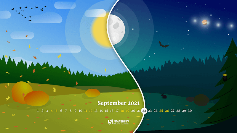 Stories Of September (2021 Desktop Wallpapers Edition)