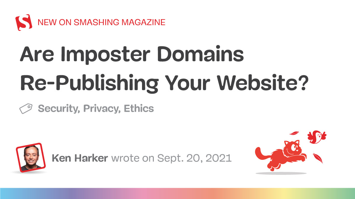 Are Imposter Domains Re-Publishing Your Website?