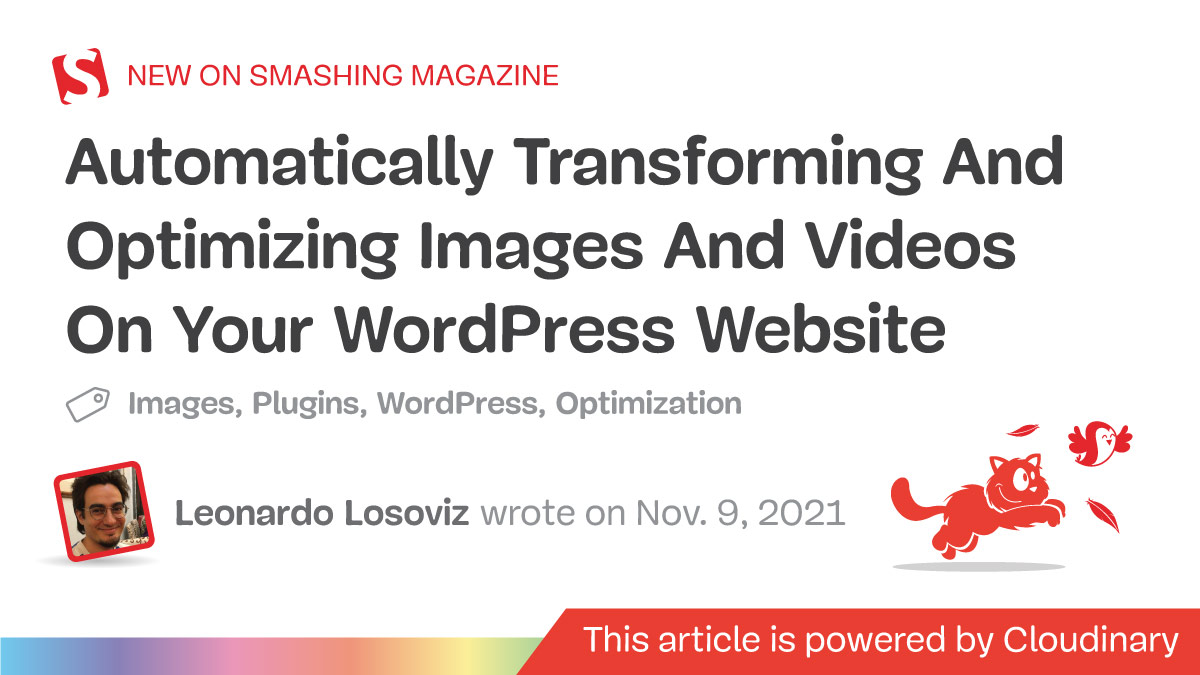 Automatically Transforming And Optimizing Images And Videos On Your WordPress Website