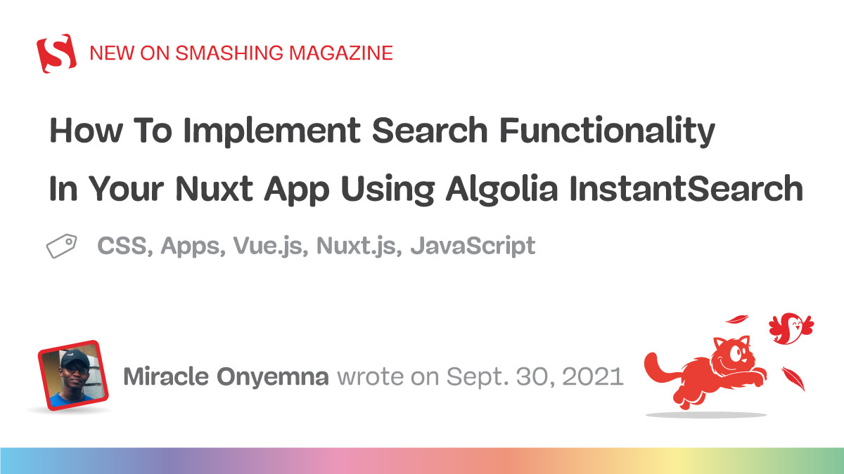 How To Implement Search Functionality In Your Nuxt App Using Algolia InstantSearch