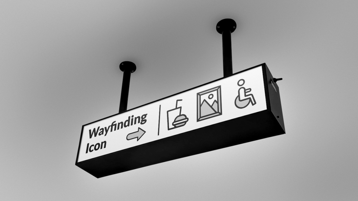 Freebie: Wayfinding Icon Sets (164 Icons, PNG, SVG, AI, EPS