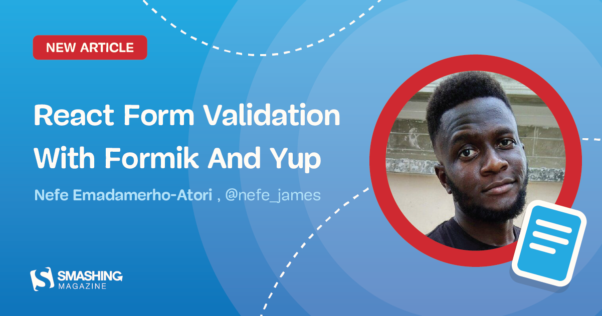 React Form Validation With Formik And Yup
