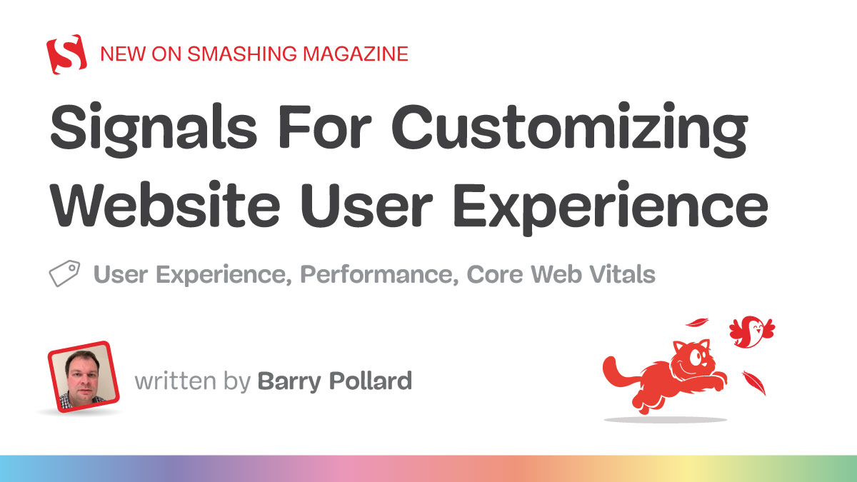 Signals For Customizing Website User Experience