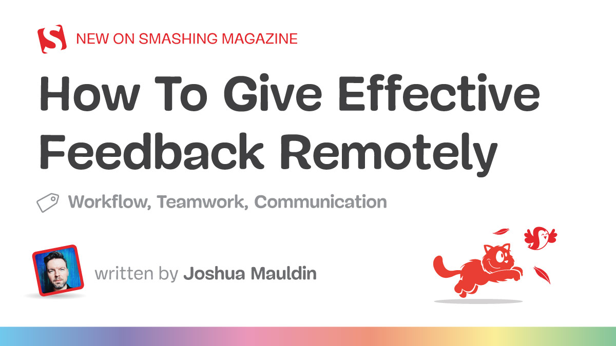 How To Give Effective Feedback Remotely
