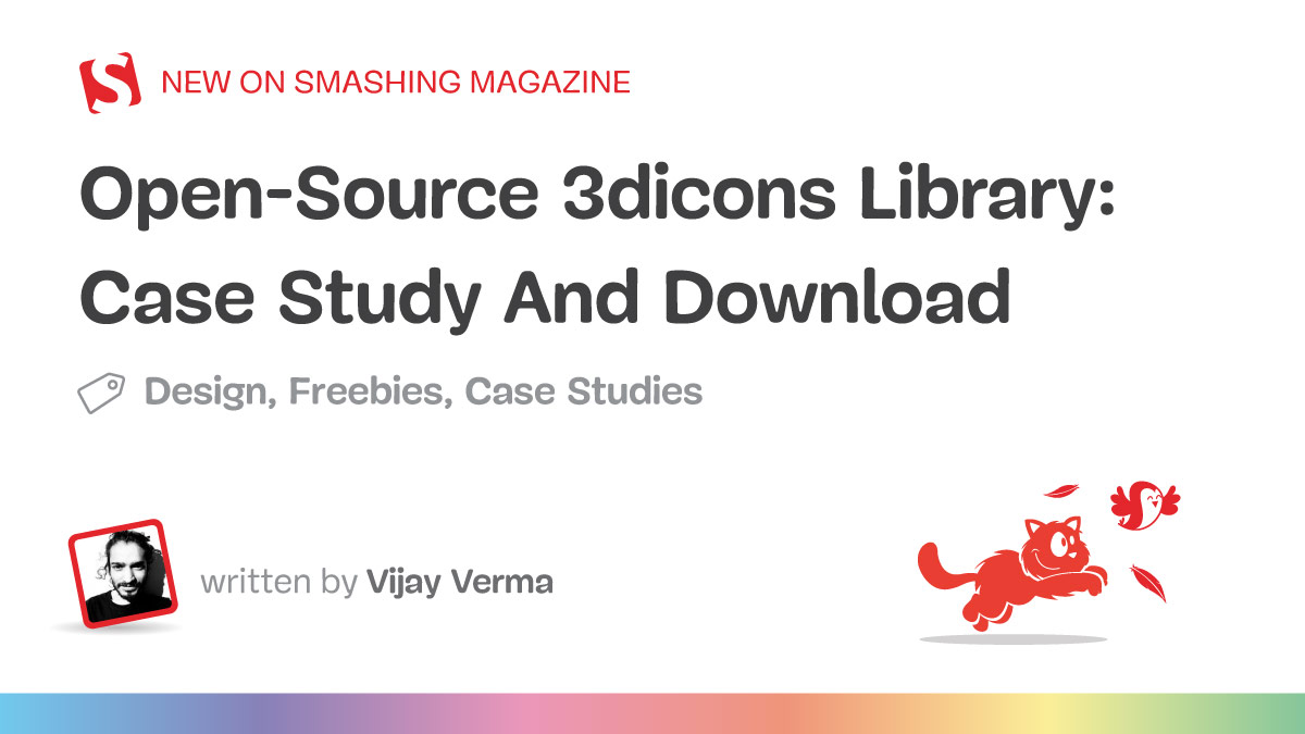 Open-Source 3dicons Library: Case Study And Download