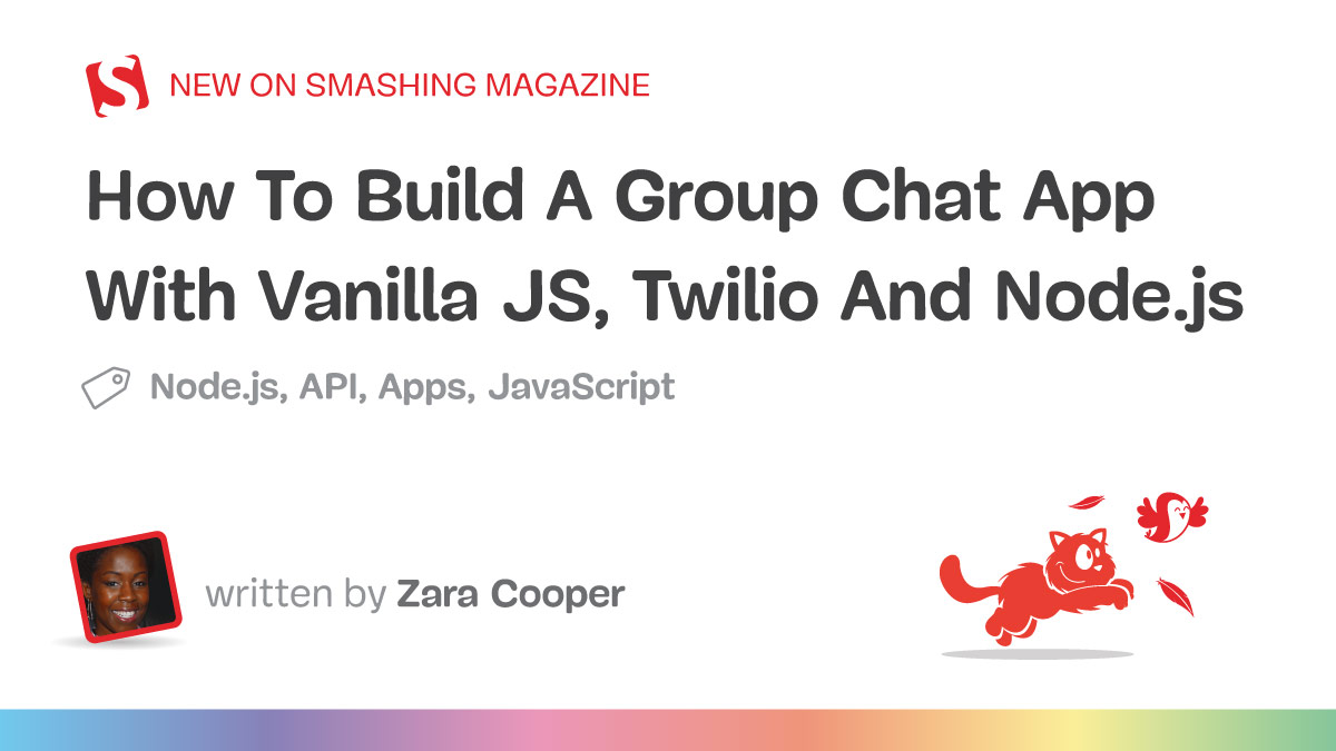 How To Build A Group Chat App With Vanilla JS, Twilio And Node.js
