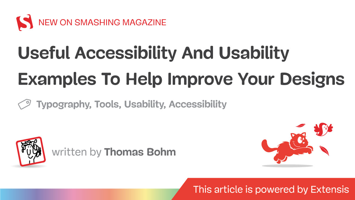 Useful Accessibility And Usability Examples To Help Improve Your Designs