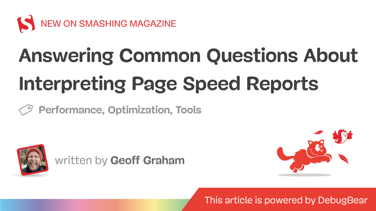 Answering Common Questions About Interpreting Page Speed Reports