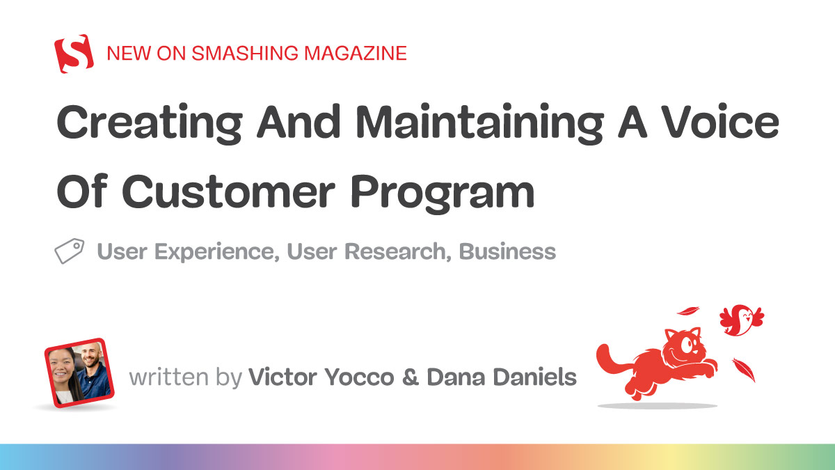 Creating And Maintaining A Voice Of Customer Program