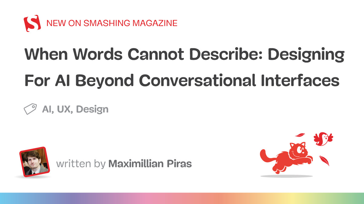 When Words Cannot Describe: Designing For AI Beyond Conversational Interfaces