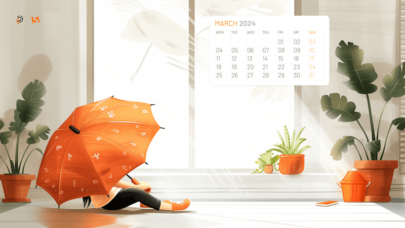 Waiting For Spring (March 2024 Wallpapers Edition)