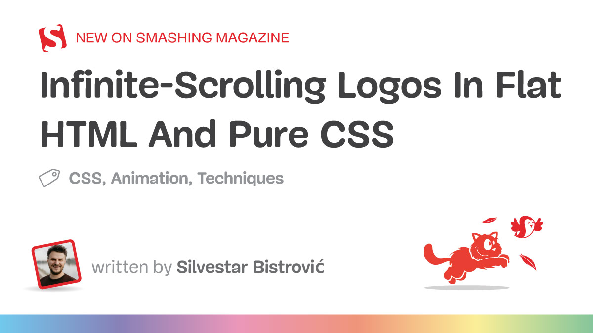 Infinite-Scrolling Logos In Flat HTML And Pure CSS