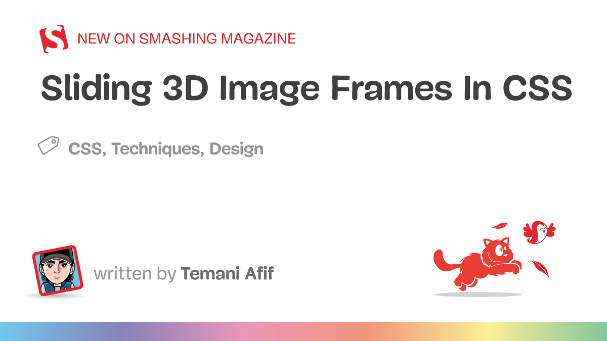 Sliding 3D Image Frames In CSS