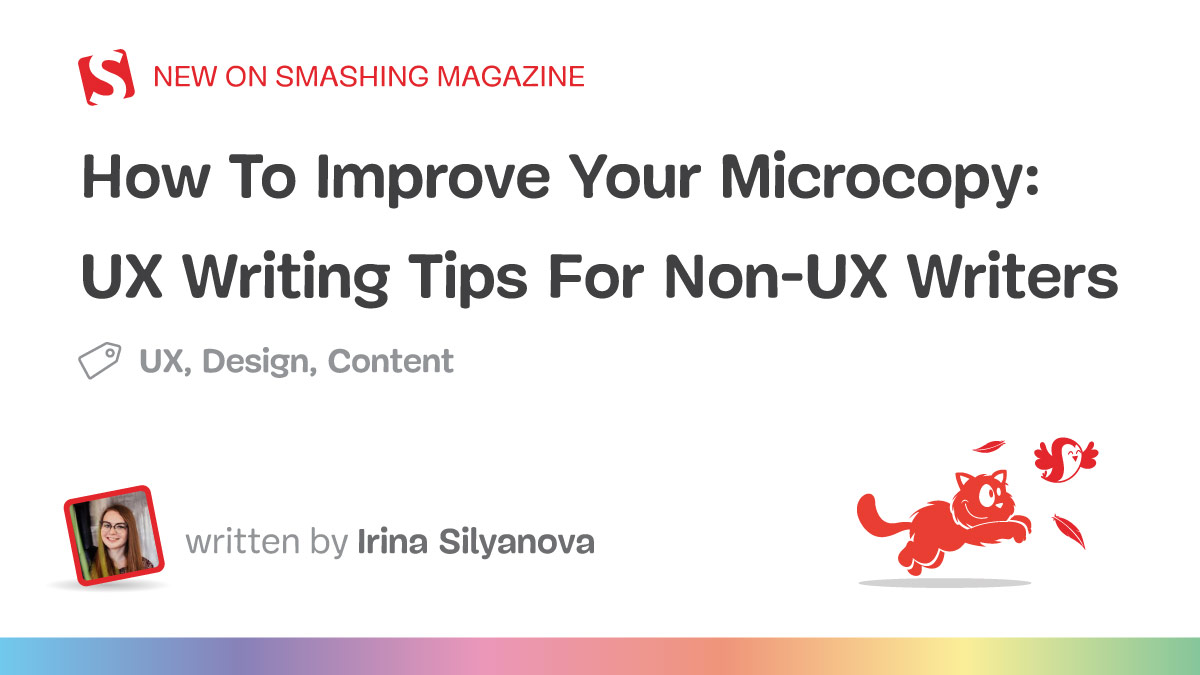 How To Improve Your Microcopy: UX Writing Tips For Non-UX Writers
