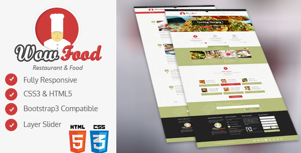 WOW Food HTML Template
