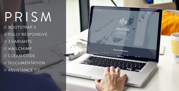 PRISM // Creative Coming Soon Template