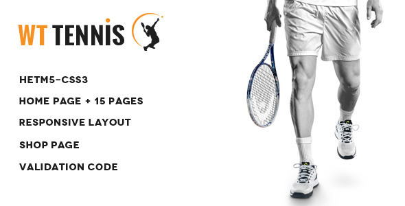 WT Tennis -  HTML Sports Template