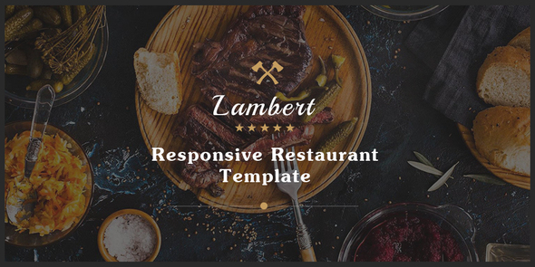 Lambert - Restaurant / Cafe / Pub Template