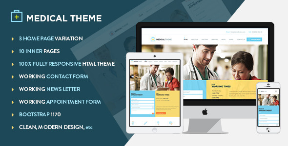 Health & Medical Responsive HTML Template