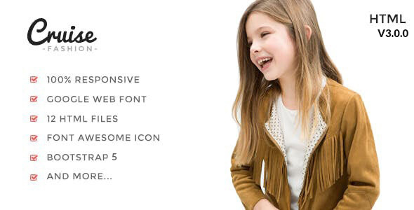 Cruise - Fashion Luxury HTML Template using Bootstrap