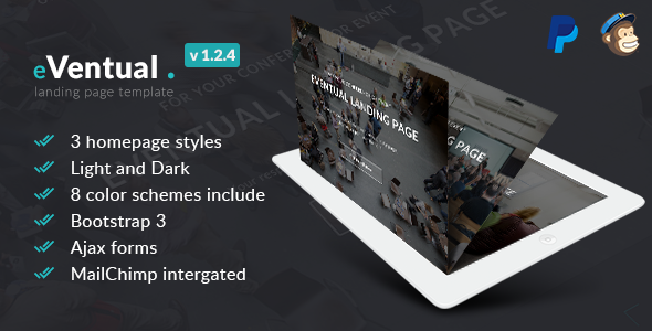 Eventual - Event & Conference Landing Page
