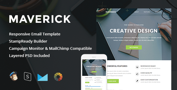 Maverick - Responsive Email + StampReady Builder
