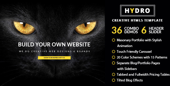 HYDRO - Multipurpose Onepage Template