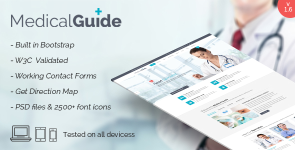 MedicalGuide - Responsive HTML Template
