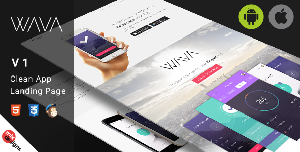 Wava App Landing Page