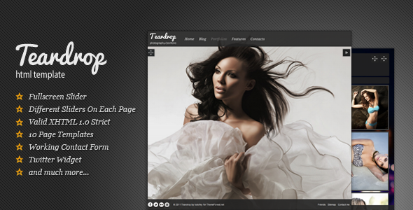 Teardrop - Flexible Photo & Portfolio HTML Theme