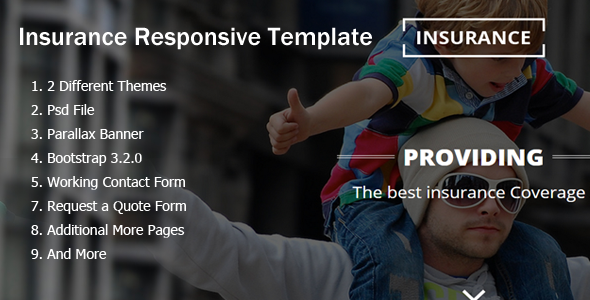 Insurance Responsive HTML5 Template