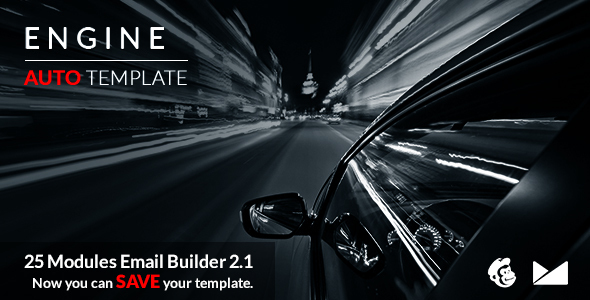 Engine Email Template + Online Emailbuilder 2.1