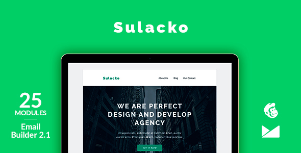 Sulacko Email Template + Online Emailbuilder 2.1