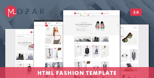 Mozar - Fashion Minimal Tailor Website Template using Bootstrap