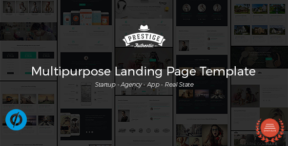 Prestige - Multipurpose Landing Pages Template