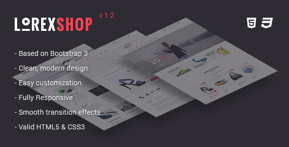 LOREX - Multipurpose Ecommerce HTML5 Template