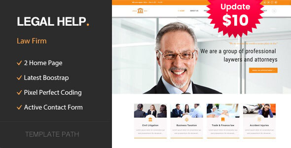 Legal Help - Law & Business HTML Template