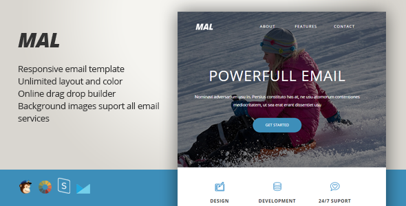 Malorum - Responsive Email + StampReady Builder