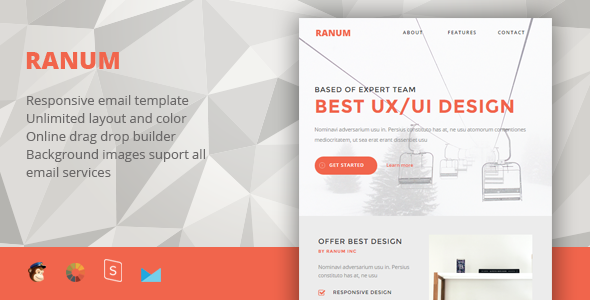 Ranum - Responsive Email + StampReady Builder