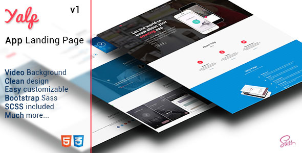 Yalp - App Landing Page