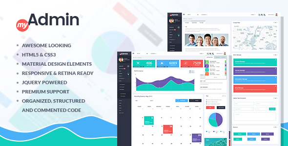 MyAdmin - Bootstrap Admin Template
