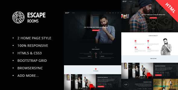 Escape Room - HTML Template