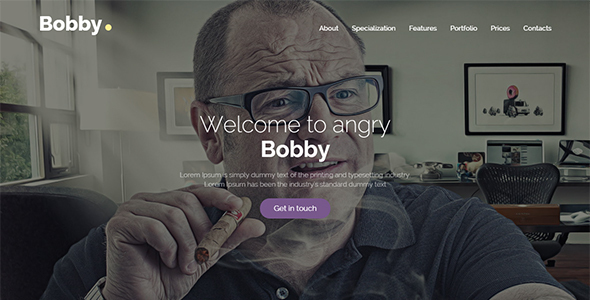 Bobby - Creative Service Unbounce Landing Page