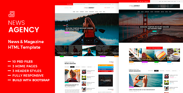 News Agency - Magazine HTML